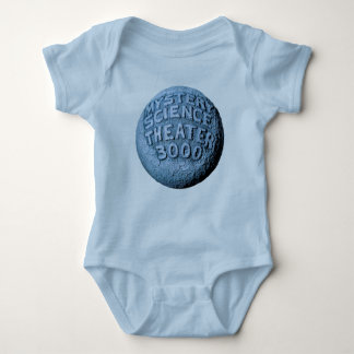 MST3K Mond-Bodysuit (Baby-Blau) Baby Strampler
