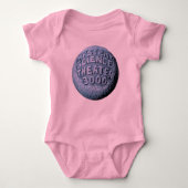 MST3K Mond-Bodysuit (Rosa) Baby Strampler (Vorderseite)