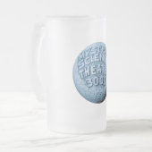 MST3K Mond-Liter-Glas Mattglas Bierglas (Vorderseite Links)