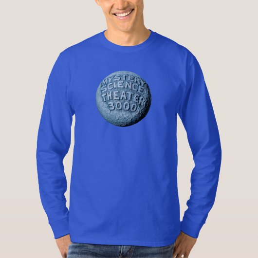 MST3K Moon Long Sleeve T - Shirt (Marine) (Vorderseite)