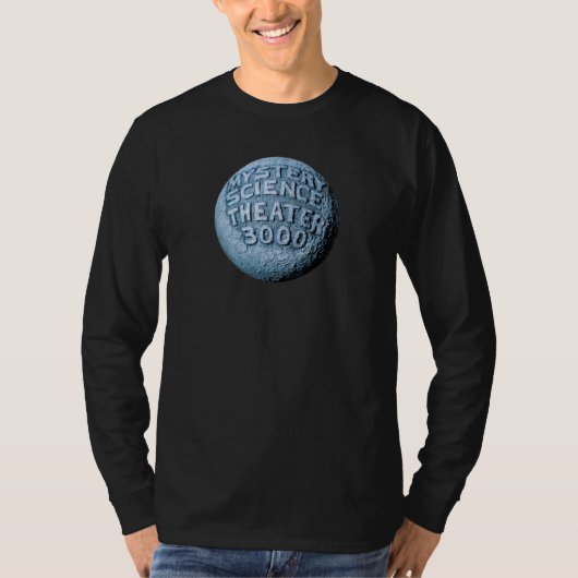 MST3K Moon Long Sleeve T - Shirt (schwarz) (Vorderseite)