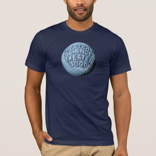 MST3K Moon T - Shirt (Navy Blue) (Vorderseite)