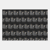 MSW Master-Abschluss Master of Social Work Absolve Geschenkpapier Set (Vorderseite 2)