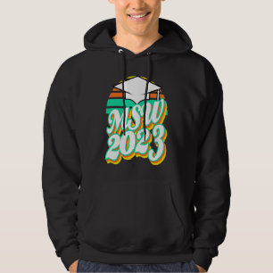 MSW Master-Abschluss Sozialarbeit Absolvent 2 Hoodie