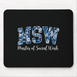 Msw Master of Social Work Abschluss Msw Absolvent  Mousepad
