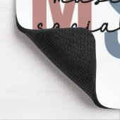 MSW Master of Social Work Retro Abschluss Mousepad (Ecke)
