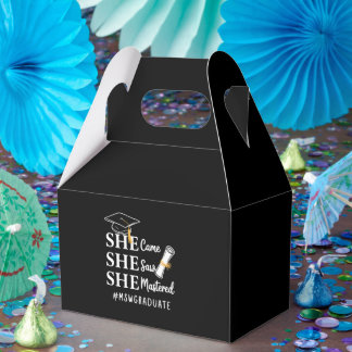 MSW Master’s Degree Master of Social Work Graduate Geschenkschachtel