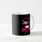 MSW Masters Social Work Abschluss Geschenk 2021 Fu Kaffeetasse (VorderseiteRechts)