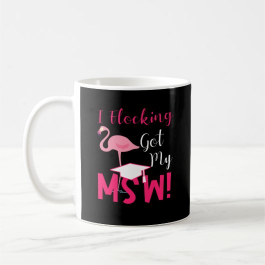 MSW Masters Social Work Abschluss Geschenk 2021 Fu Kaffeetasse (Links)