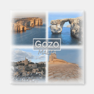 MT0016 Europa, Malta, Gozo, Kühlschrank Magnet