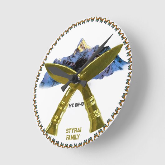 MT 8848 RUNDE WANDUHR (Winkel)