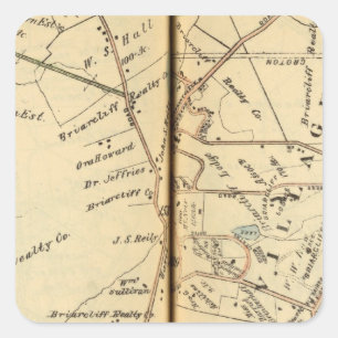 Mt. Angenehm, New York Quadratischer Aufkleber