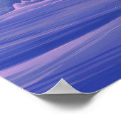 Mt Bachelor Oregon Skigebiet Reiseplakat Poster (Ecke)