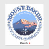 Mt Baker Aufkleber (Blatt)