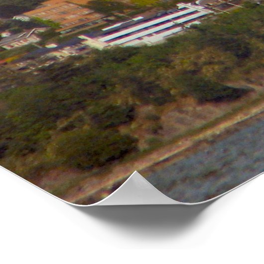 Mt Baker aus der Bucht Poster (Ecke)