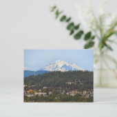 Mt Baker aus der Bucht Postkarte (Stehend Vorderseite)
