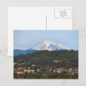 Mt Baker aus der Bucht Postkarte (Vorne/Hinten)