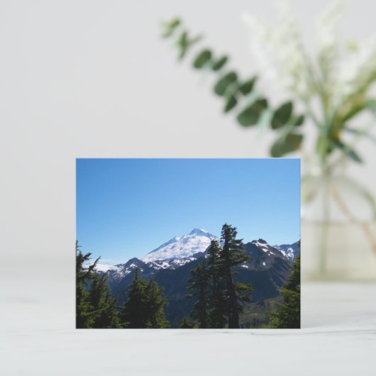 Mt Baker im Sommer Postkarte (Stehend Vorderseite)