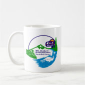 Mt Baker - Logo der Snoqualmie National Forest Kaffeetasse (Links)