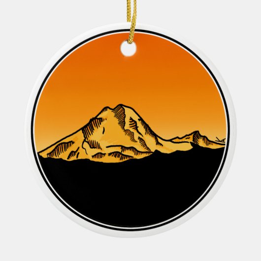 Mt. Baker Ornament (Vorne)