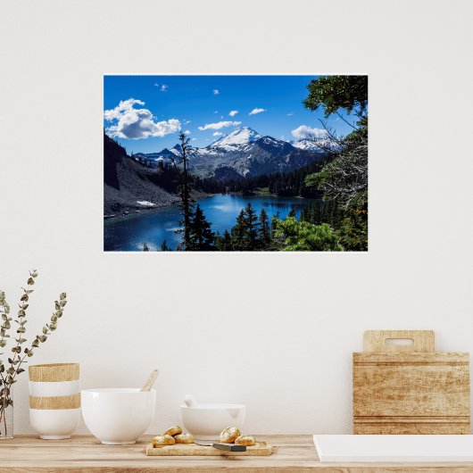 Mt Baker Summit - Leinwand Poster (Küche)