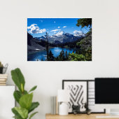 Mt Baker Summit - Leinwand Poster (Heimbüro)