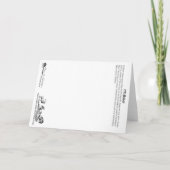 Mt Baker Washington Staat Dankeschön Card Dankeskarte (Rückseite)