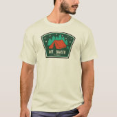 Mt. Baker Wilderness Washington Camping T-Shirt (Vorderseite)