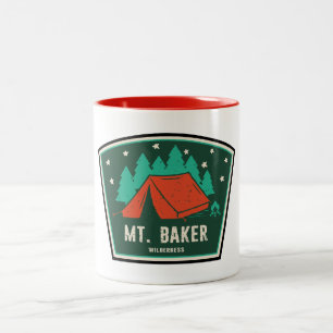 Mt. Baker Wilderness Washington Camping Zweifarbige Tasse