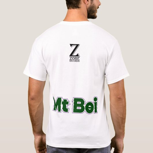 Mt Boi White T - Shirt (Rückseite)