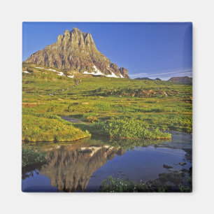 Mt Clements spiegelt sich in einem kleinen Teich b Magnet