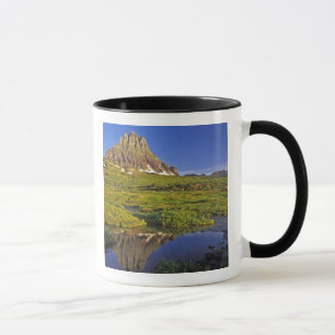 Mt Clements spiegelt sich in einem kleinen Teich b Tasse