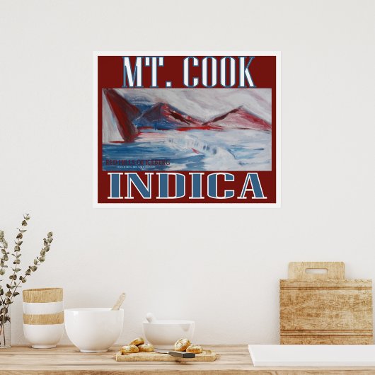 MT COOK INDICA POSTER (Küche)