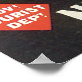 Mt Cook New Zealand Vintage Travel Poster (Ecke)