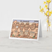 Mt. Crushmore Grußkarte Karte (Gelbe Blume)