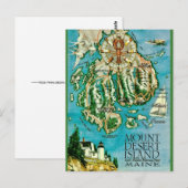 Mt Desert Island - Acadia Postkarte (Vorne/Hinten)