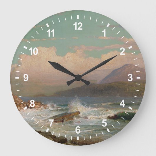 Mt. Desert, Maine Große Wanduhr (Vorderseite)