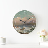 Mt. Desert, Maine Große Wanduhr (Zuhause)