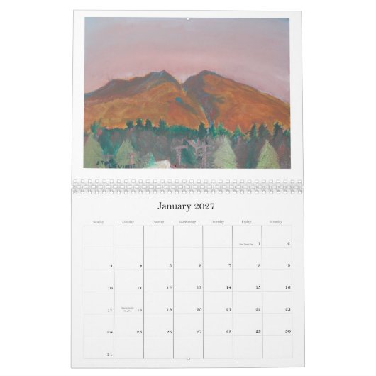 Mt.Diablo Malereien von Stan Levine 2010 Kalender (Jan 2027)