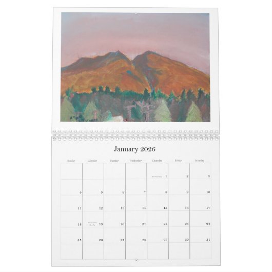 Mt.Diablo Malereien von Stan Levine 2010 Kalender (Jan 2026)