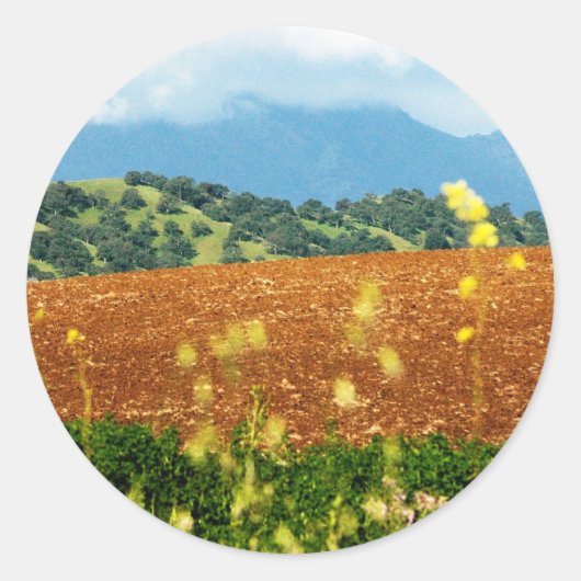 Mt Diablo Runder Aufkleber (Vorderseite)