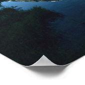 Mt Edith Cavell in Cavell Lake, Jasper National Poster (Ecke)