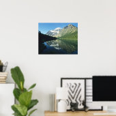 Mt Edith Cavell in Cavell Lake, Jasper National Poster (Heimbüro)