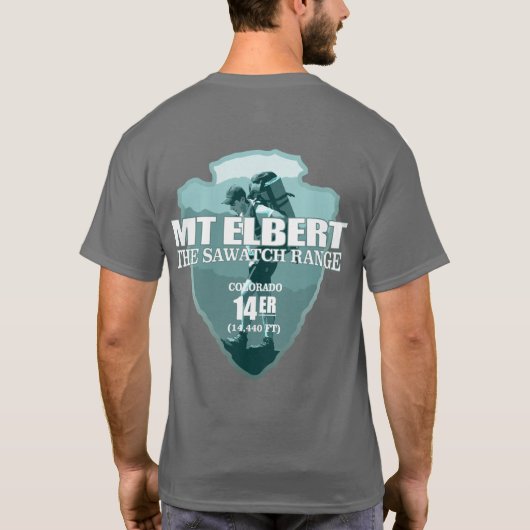 Mt Elbert (arrowhead T) T-Shirt (Rückseite)