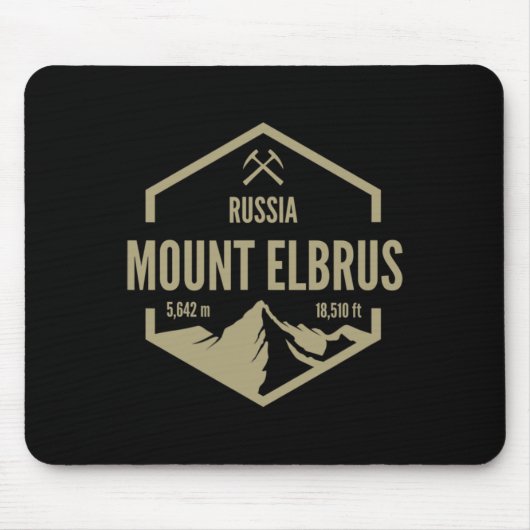 Mt. Elbrus Mountain Travel Mousepad (Vorne)