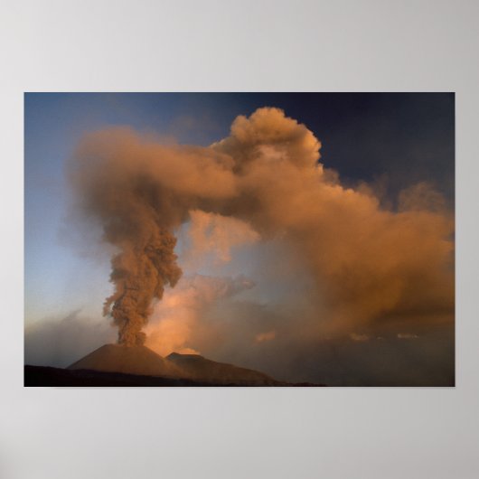 Mt. Etna summit vent, Sicily, Italy Poster (Vorne)