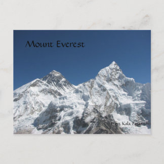 Mt Everest aus Kala Patar Postcard Postkarte