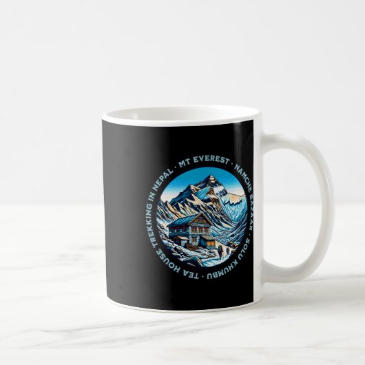 Mt Everest Namche Bazaar Tea House Trekking Nepal Kaffeetasse (Rechts)