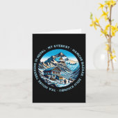 Mt Everest Namche Bazaar Teatro Sociale Bazaar Karte (Gelbe Blume)