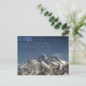 Mt Everest Postcard Postkarte (Stehend Vorderseite)